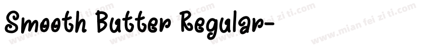 Smooth Butter Regular字体转换